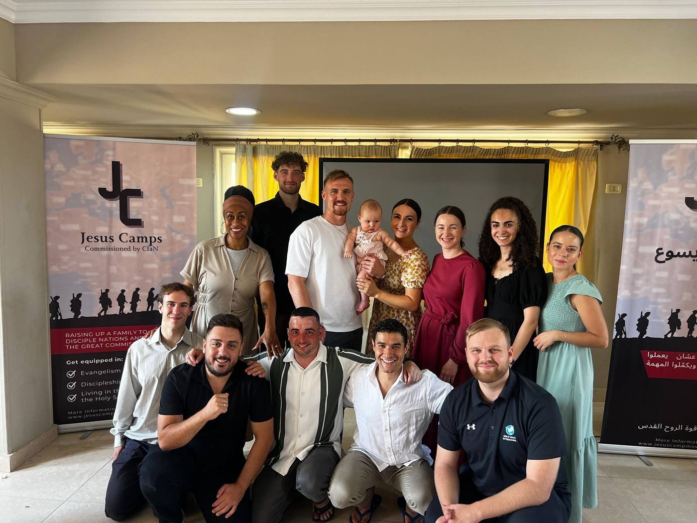 Chris with the Jesus Camp team